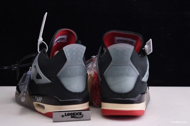CV9388-001 x Bred Jordan Air Off 4 White Retro 0831